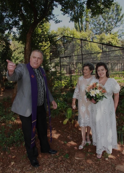 Wedding ceremony by Dr. Gerrit Rademeyer in Thulamela