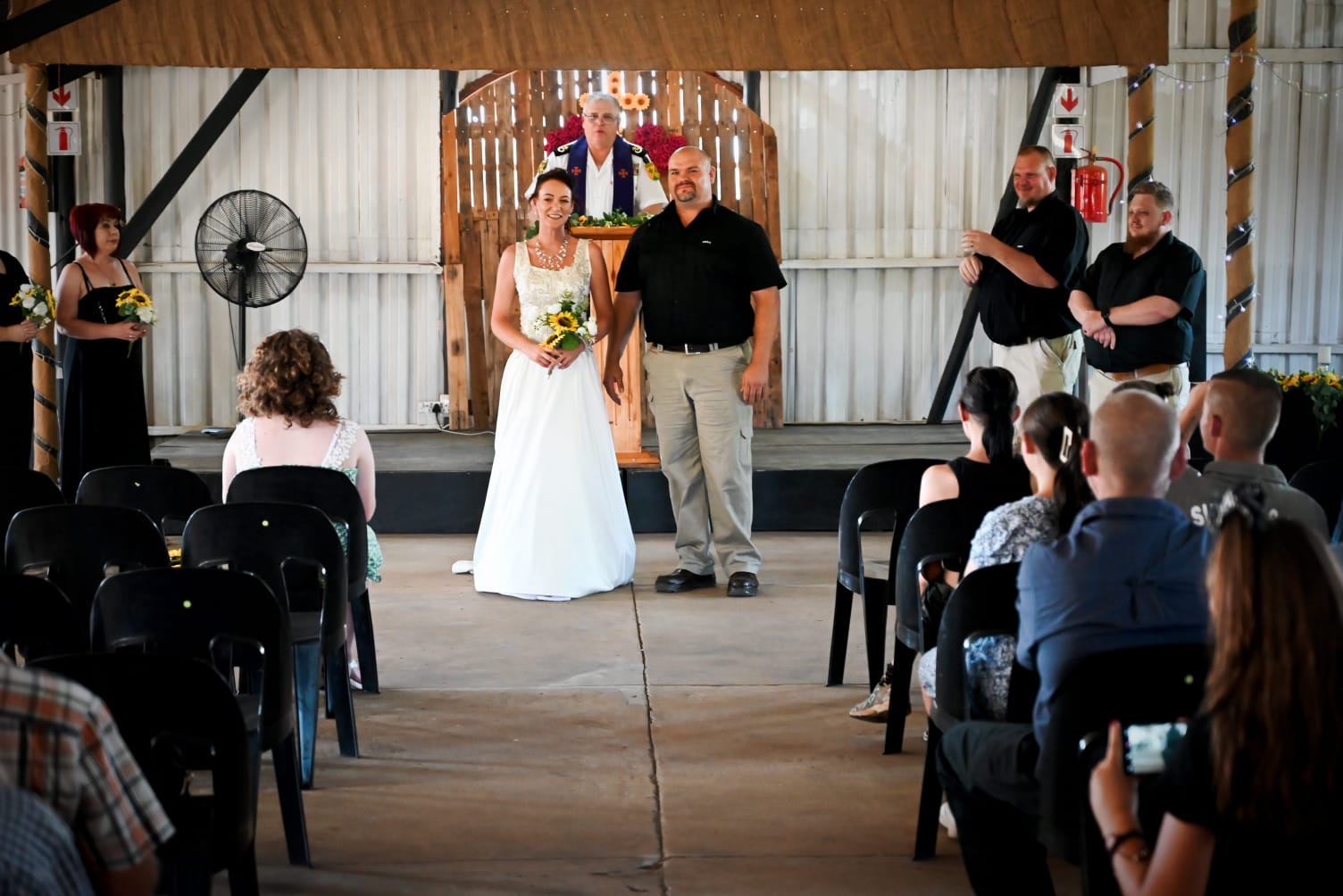 Wedding ceremony by Dr. Gerrit Rademeyer in Thulamela